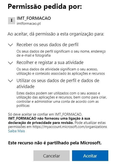 08 - Aceitar Permissões
